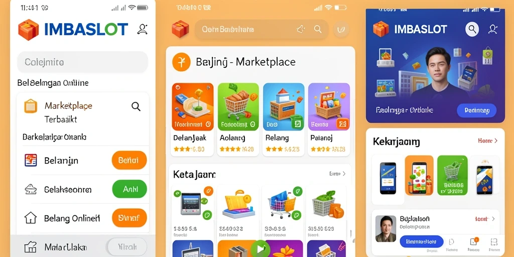 Tampilan antarmuka IMBASLOT yang modern dan mudah digunakan.