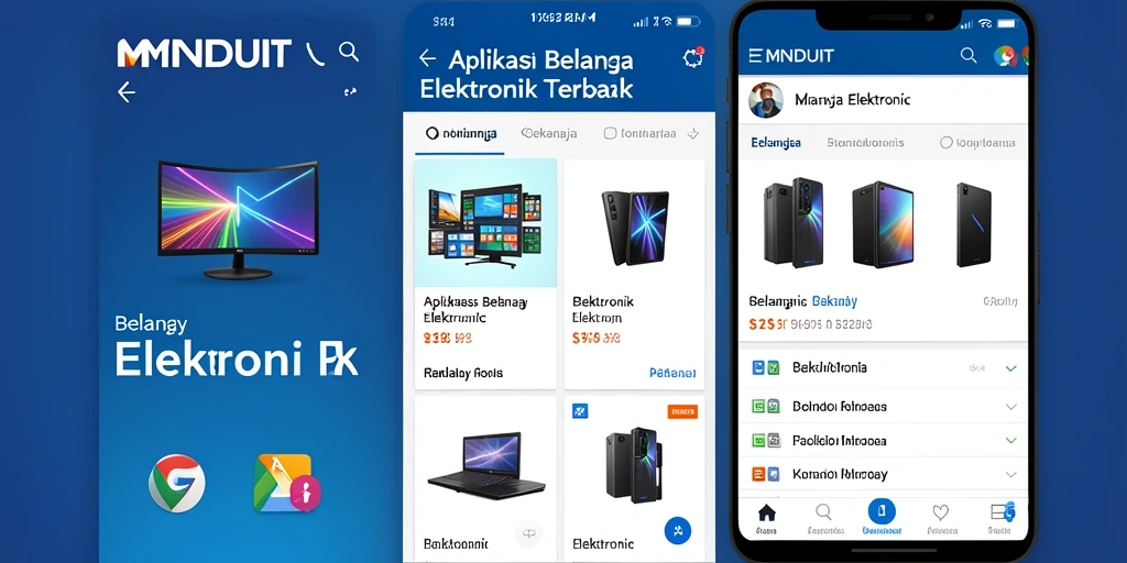 Tampilan antarmuka MNDUIT yang sederhana dan menarik.
