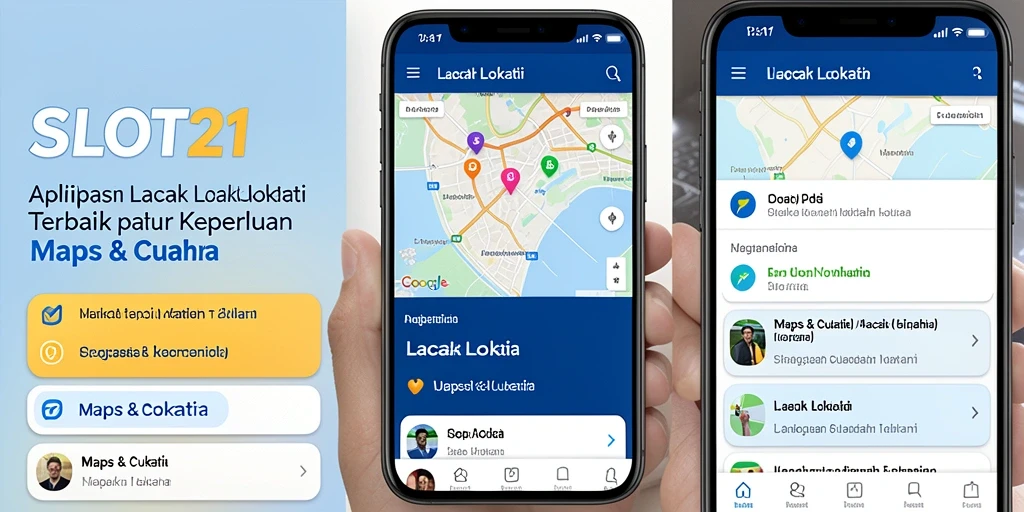 Antarmuka SLOT21 yang menampilkan fitur pelacakan lokasi secara real-time.